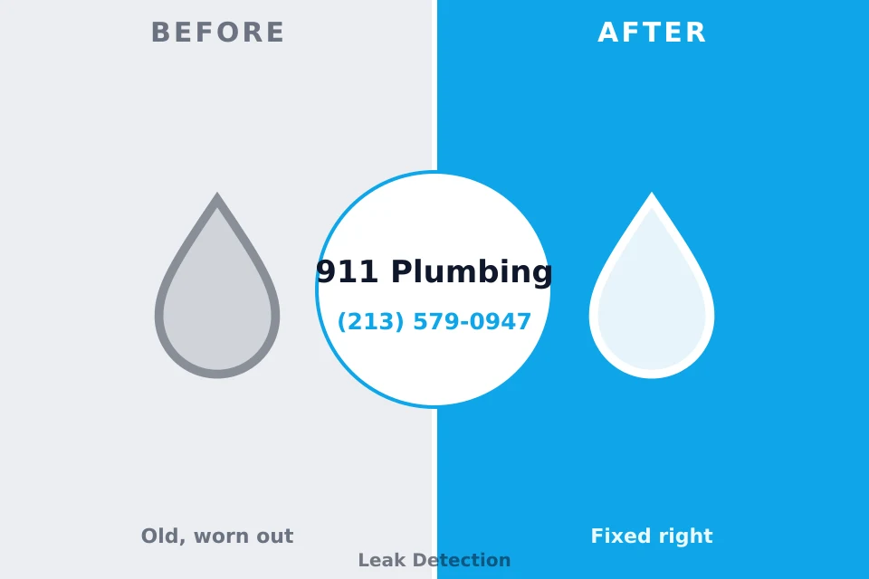 Before and after: plumbing repair Osceola Mills, PA